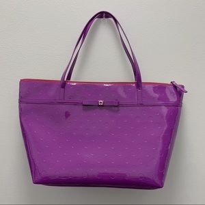 *ITEM ON HOLD* Kate Spade purple tote bag